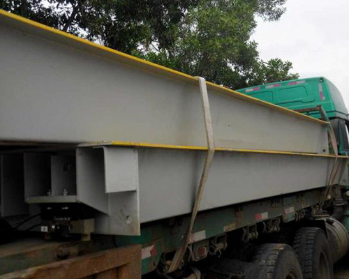 海南鑫星光礦業SCS-100T全數字汽車衡地磅安裝現場 